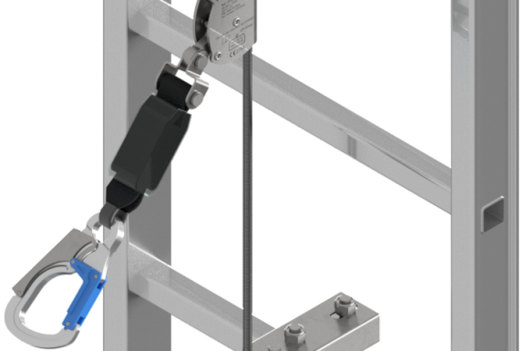 Linha de vida vertical (cabo de aço)